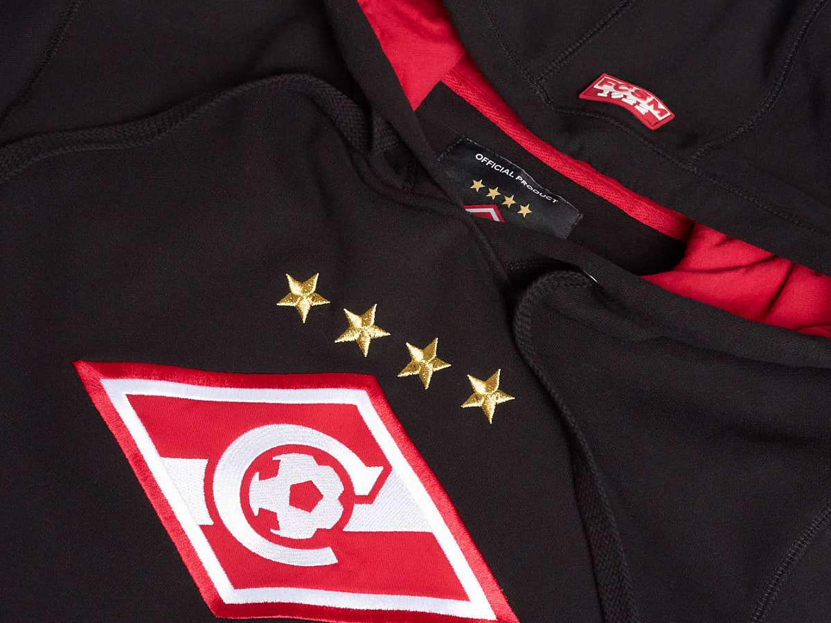 Толстовка Спартак черная 110900