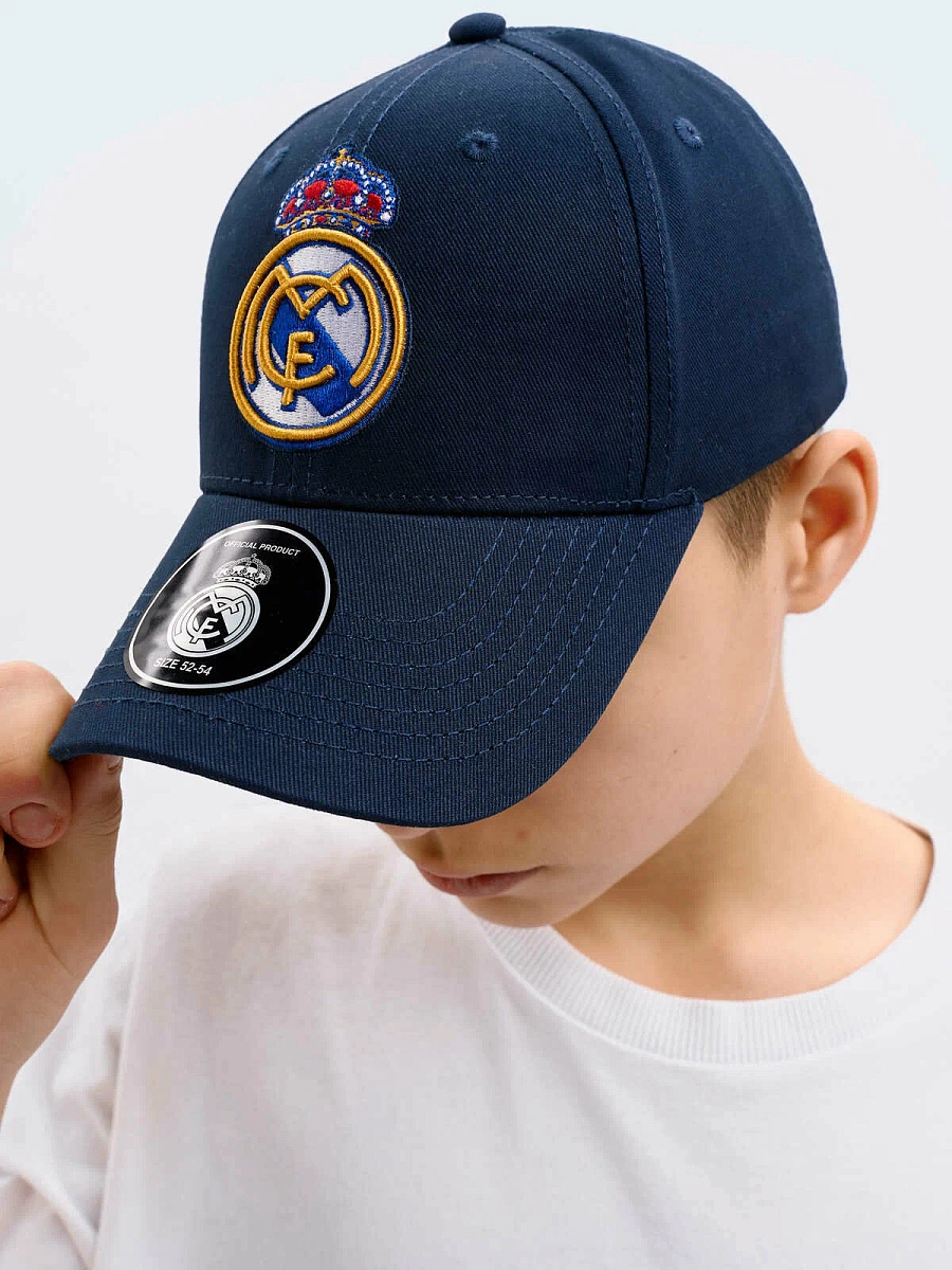Бейсболка детская Реал Мадрид темно-синяя 21164