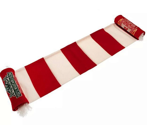 Шарф Ливерпуль DOBLE RAYAS RED & WHITE