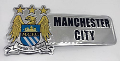 Наклейка металлическая Манчестер Сити