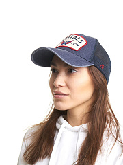 Бейсболка NHL Washington Capitals летняя винтажная синяя 31109