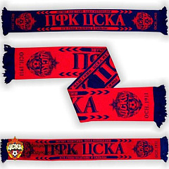 Шарф вязаный "Звучит наш гимн.."