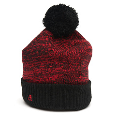 Шапка Спартак 00145 черно-красная