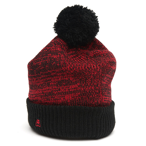 Шапка Спартак 00145 черно-красная