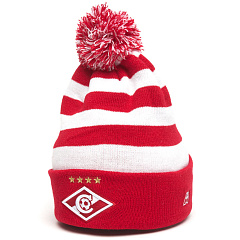 Шапка Спартак 00154 красно-белая