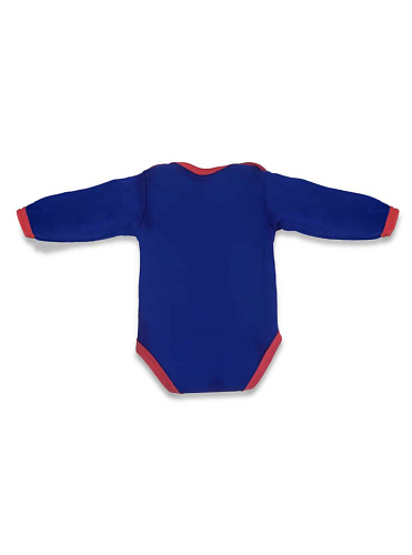 Боди ЦСКА с длинным рукавом Коняш, цвет синий