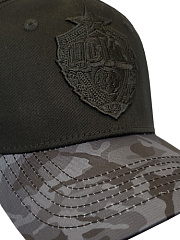 Бейсболка ЦСКА черная летняя «Black Camo»