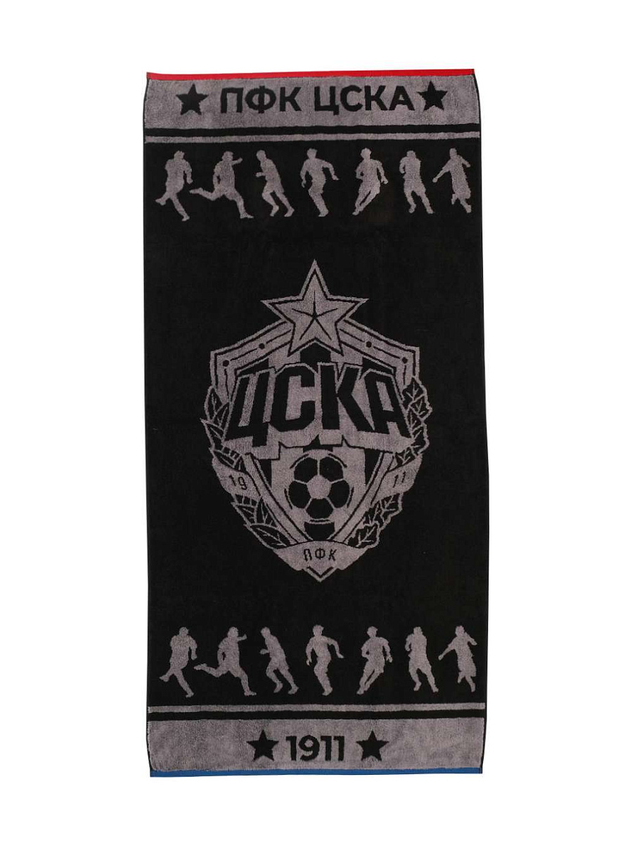 Комплект полотенец ЦСКА черных