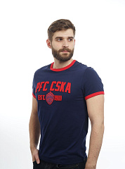 Футболка PFC CSKA est.1911, цвет синий