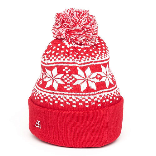 Шапка Спартак 00142 красно-белая