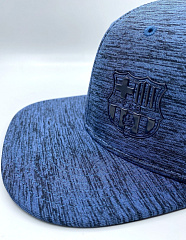 Бейсболка снэпбэк Барселона Blue Melange