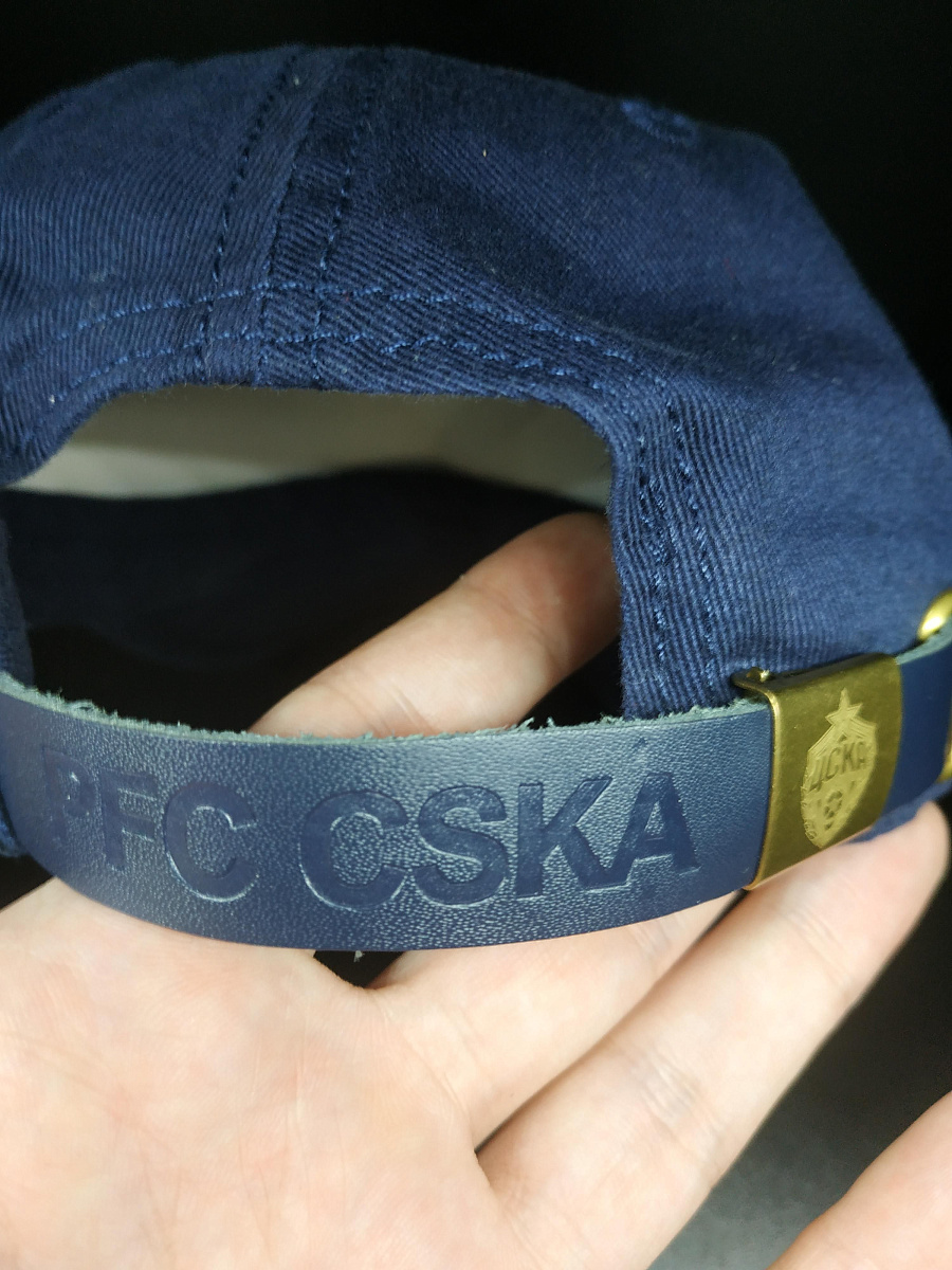 Бейсболка ПФК ЦСКА, цвет синий
