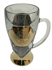Кружка пивная ЦСКА 0.5 л с напылением