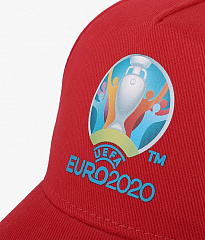 Бейсболка ЕВРО 2020, красная
