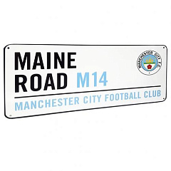 Табличка Манчестер Сити Street Sign Maine Road
