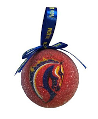 Набор ёлочных шаров "Талисман" (6 штук), цвет красный