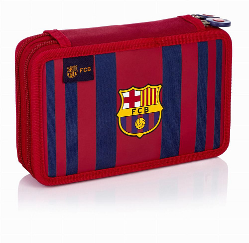 Пенал Барселона, красно-синий, два отделения FC-188