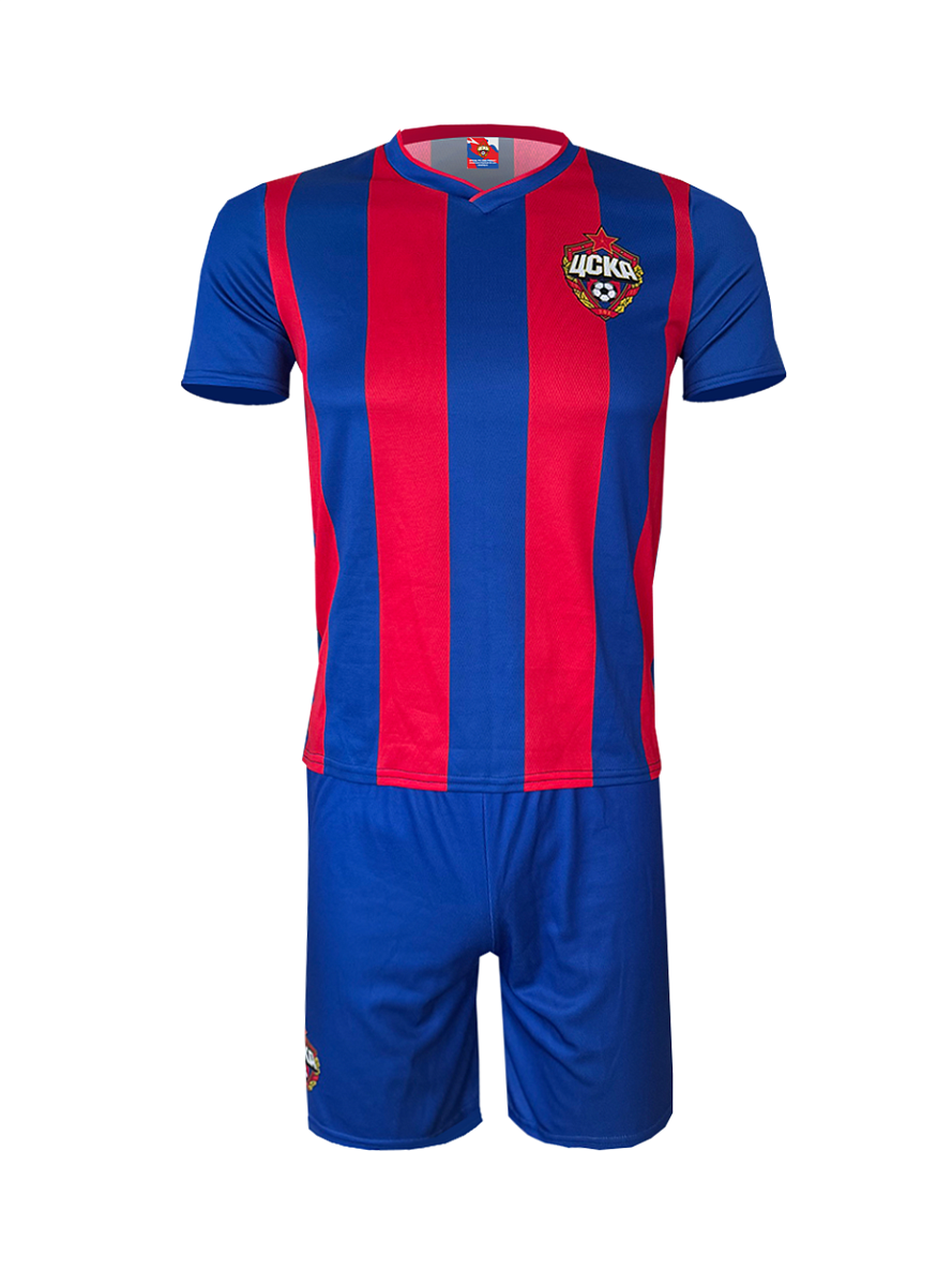 Комплект формы ПФК ЦСКА, красно-синий