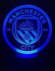3D светильник Манчестер Сити