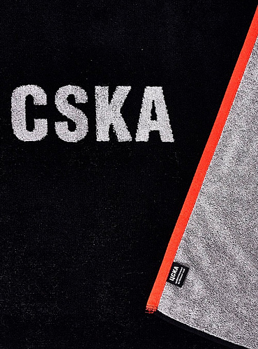 Полотенце PFC CSKA 140 х 70 см, цвет чёрный