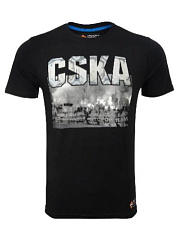 Футболка ЦСКА "CSKA FANS", цвет черный