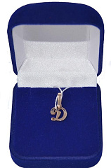 Кулон буква "Д" арт.585 *(золото)