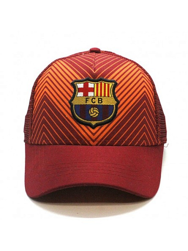 Бейсболка Барселона SUMMER RED, летняя, красная