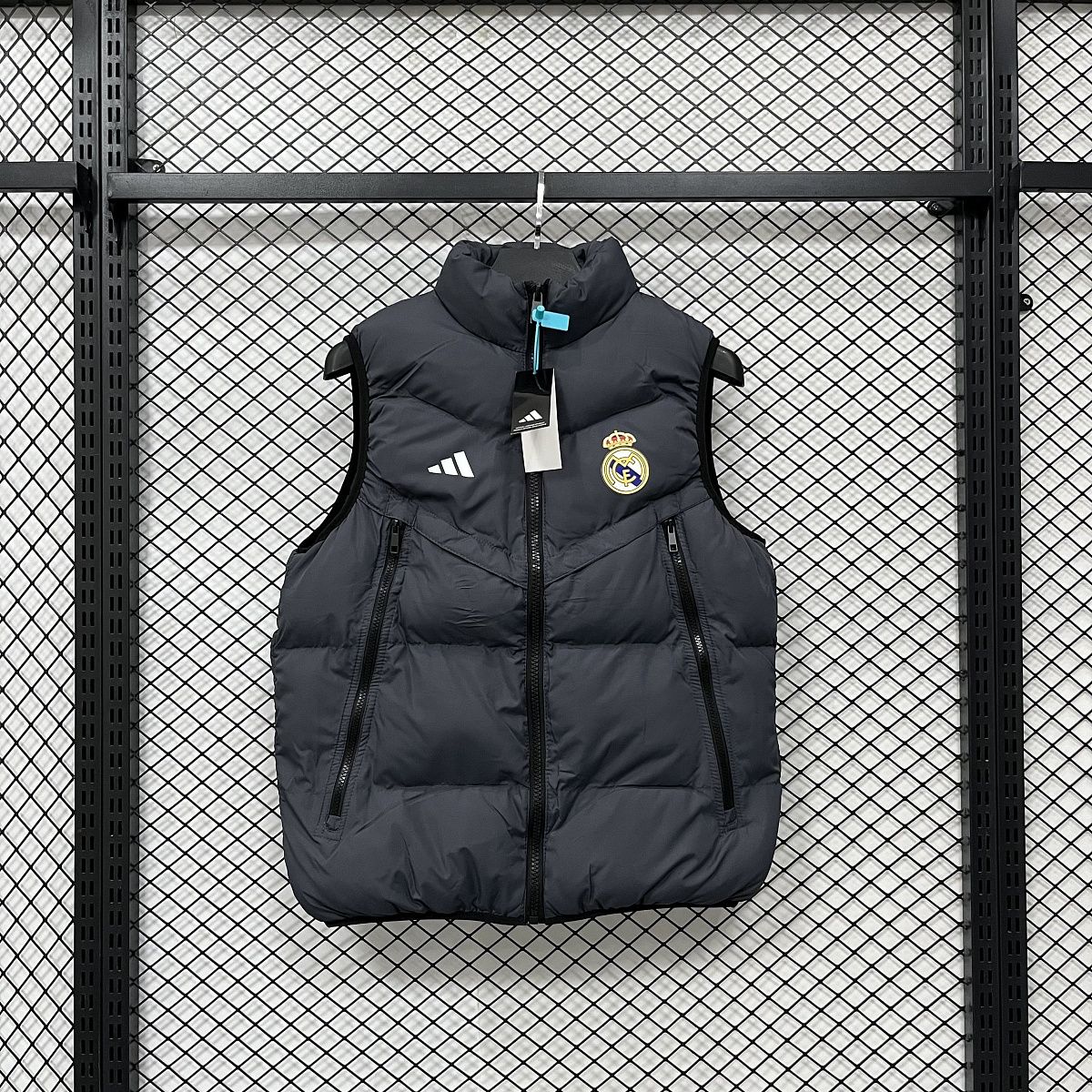 Жилет утепленный Реал Мадрид серый
