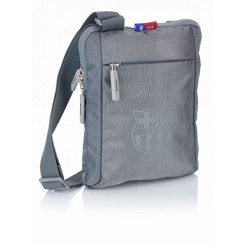 Сумка через плечо Барселона, серая FC-194