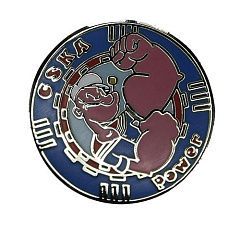 Значок ЦСКА Моряк Папай