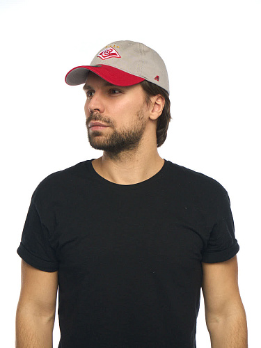 Бейсболка Спартак 120370 серая