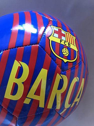 Мяч Барселона красно-синий в полоску