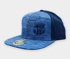 Бейсболка снэпбэк Барселона Blue Melange