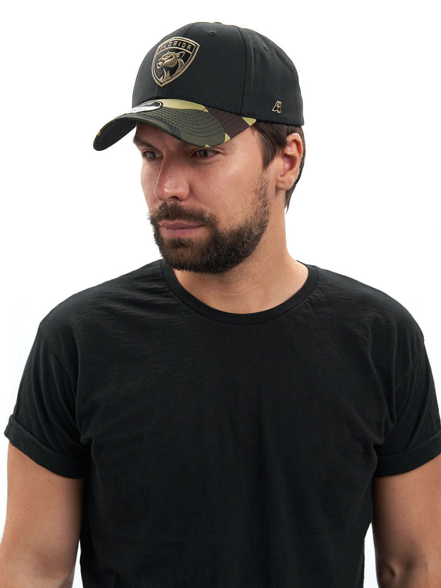 Бейсболка Florida Panthers черная-хаки 32265