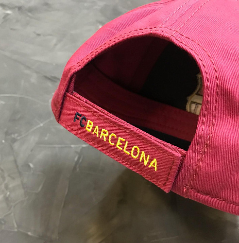 Бейсболка Барселона Contrast Burgundy