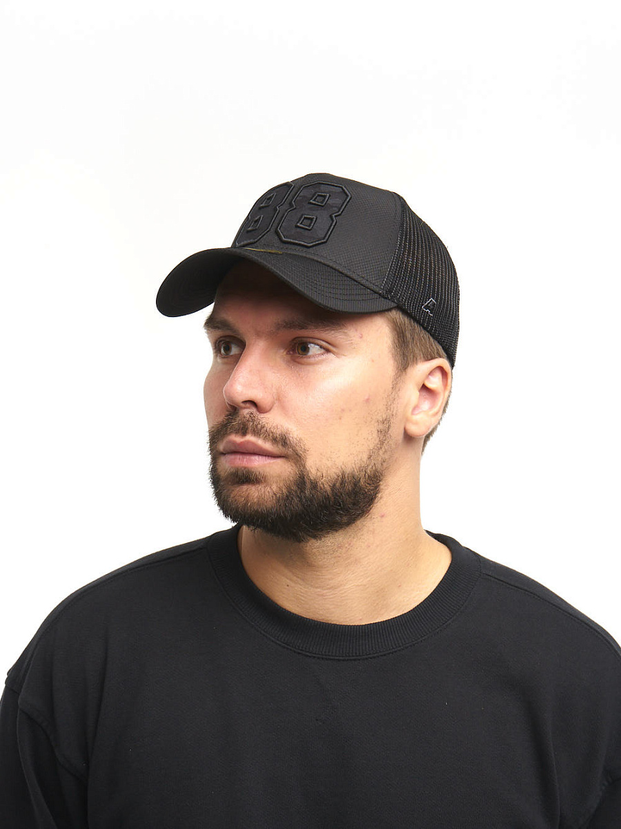 Бейсболка с номером 88, летняя: черная 207241