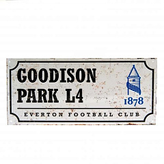 Табличка Эвертон Retro Street Sign