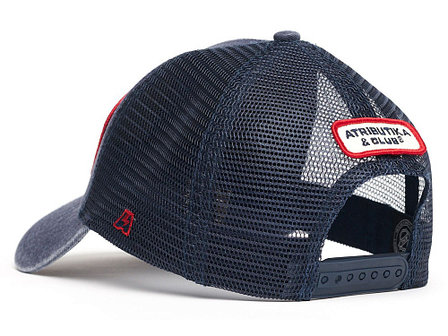 Бейсболка NHL Washington Capitals летняя винтажная синяя 31109