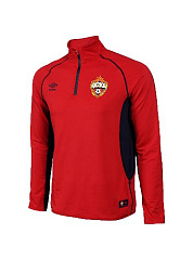 Топ тренировочный детский ЦСКА на молнии UMBRO красный 360118