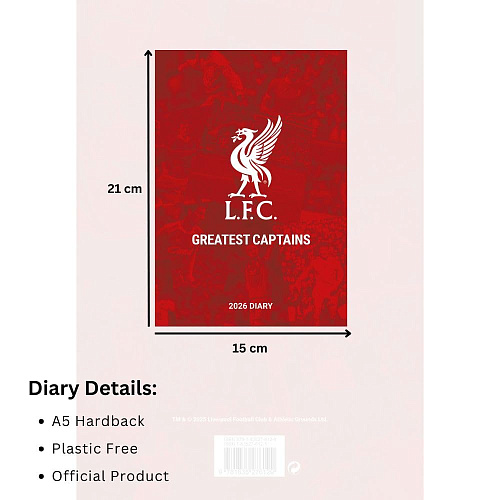 Ежедневник Ливерпуль A5 Diary 2026
