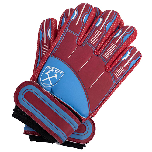 Вратарские перчатки Вест Хэм подростковые Delta Goalkeeper Gloves Yths, 10-12 лет