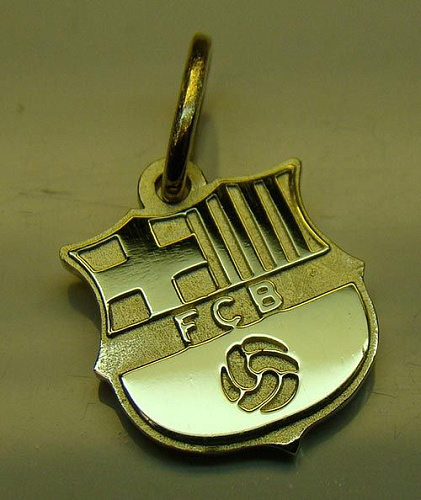 Подвеска Барселона золото