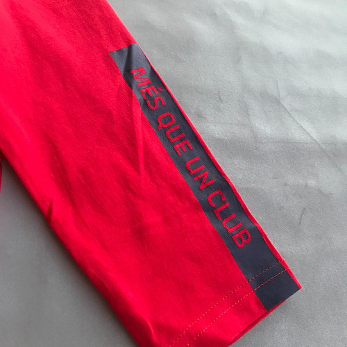 Детская футболка Барселона FCB3173 с длинным рукавом, красная