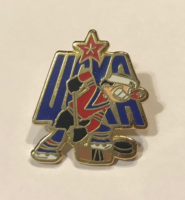 Значок мульт хоккеист ЦСКА