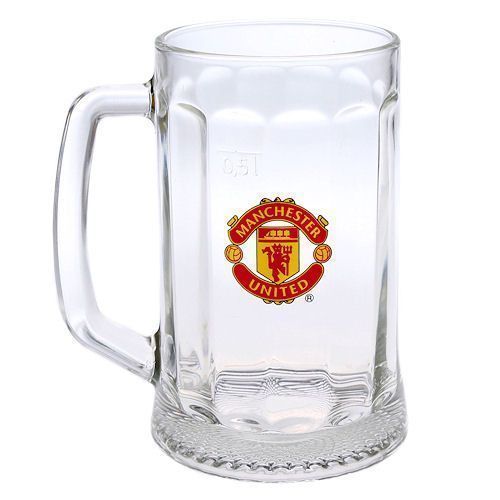 Пивная кружка Манчестер Юнайтед Glass Tankard DA