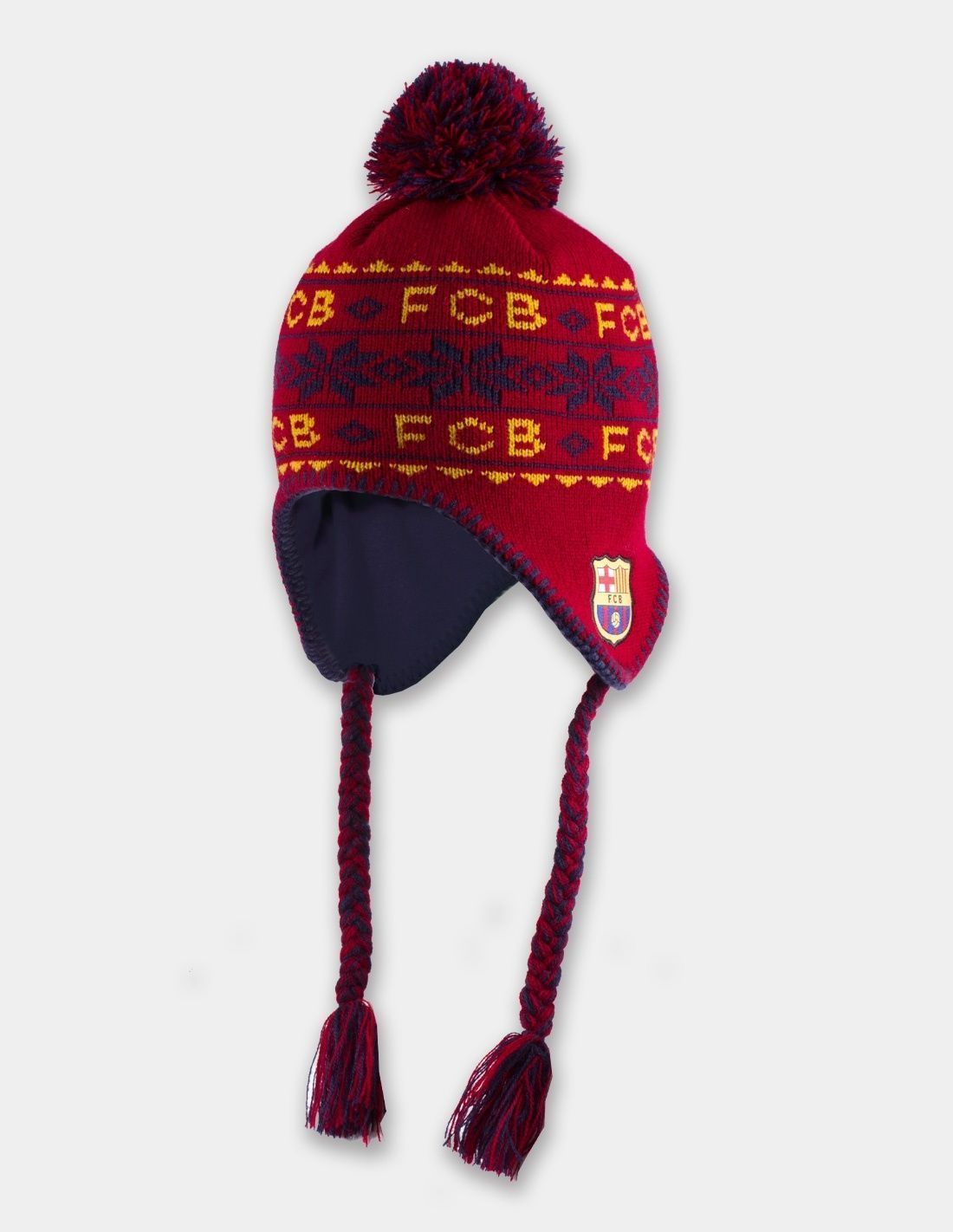 Подростковая шапка-ушанка Барселона Knitted Hat RD JUNIOR