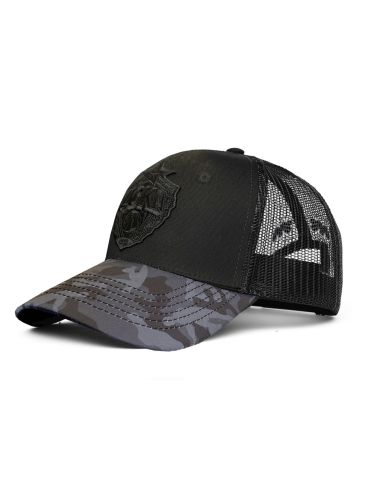 Бейсболка ЦСКА черная летняя «Black Camo»