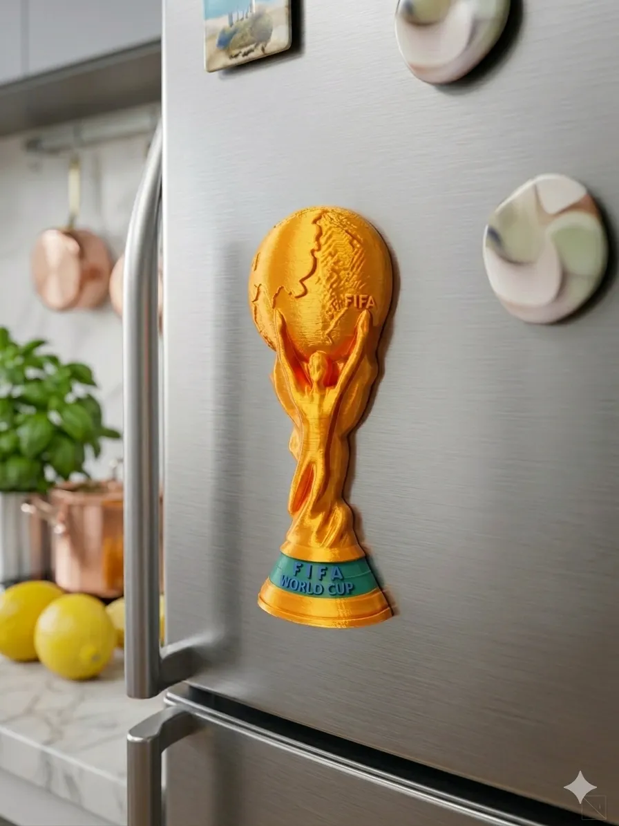 Кубок Мира FIFA магнит на холодильник 77мм