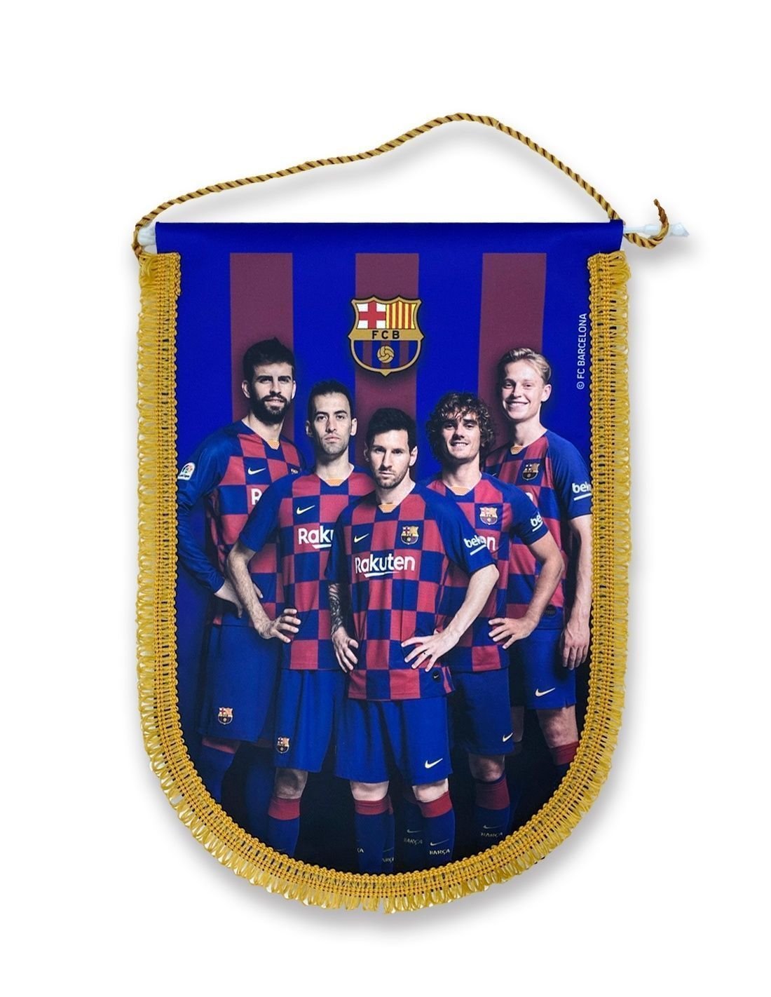 Вымпел Барселона TEAM 23х34 см