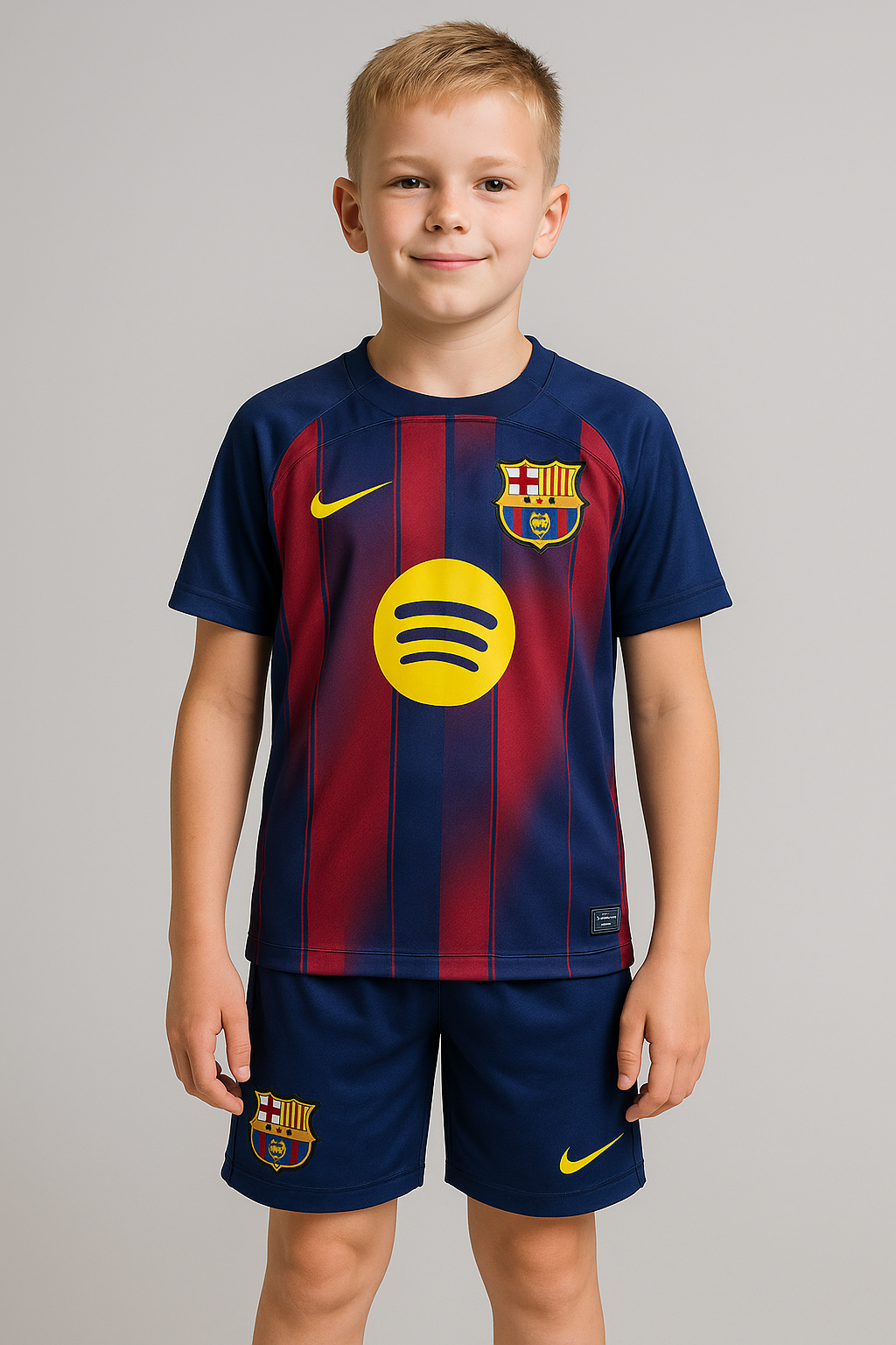 Детская форма Барселона 2025/2026 домашняя